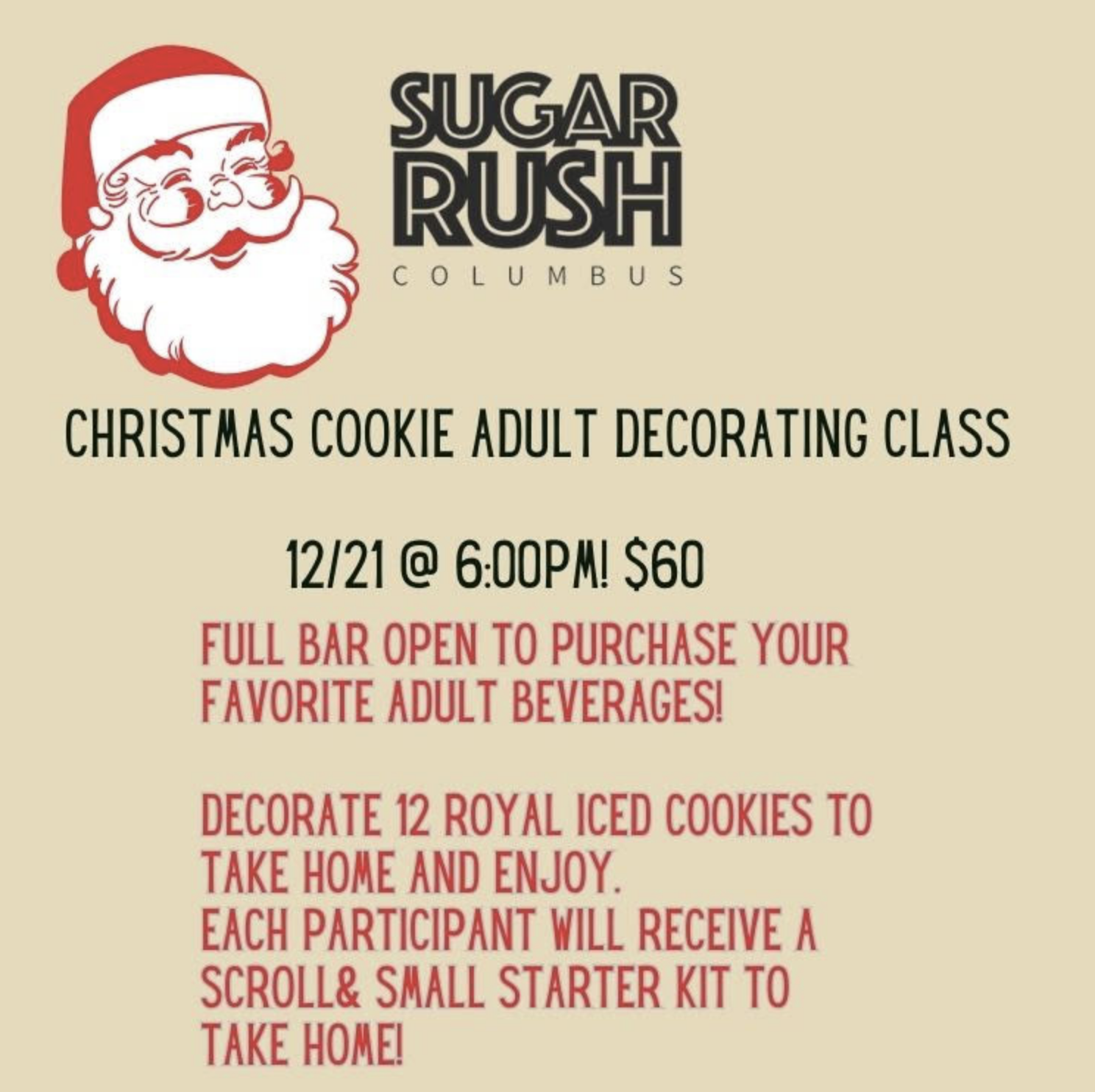 Christmas Cookie Decorating class